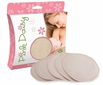 Pink Daisy Bamboo Nursing Pads