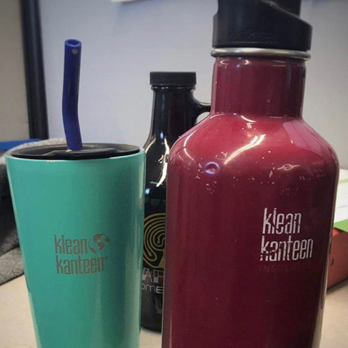 Klean Kanteen reusable water bottles