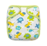 Kawaii Bamboo Charcoal One Size Pocket Diaper