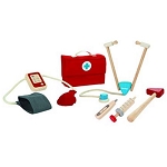 Plan Toys Role Playing Sets - Doctor Set, Makeup Set & Tool Belt