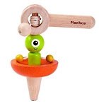 Plan Toys Wood Tops - Ballet & Spaceship