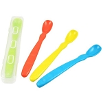 Re-Play Infant Spoons - 4 pack with Travel Case