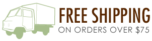 FREE SHIPPING On Orders Over $75!