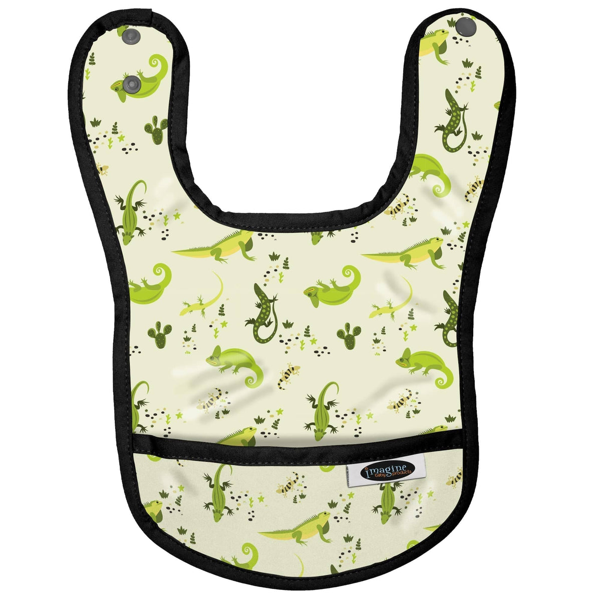 Imagine Baby Waterproof Bib Little Lizards