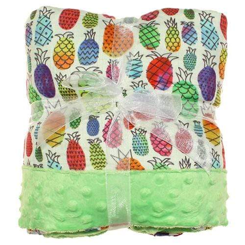 Nicki's Diapers Cuddle Throw - Pineapple Paradise