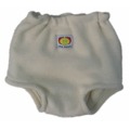 1. Little Beetle Organic Merino Wool Soaker Shorts-Natural