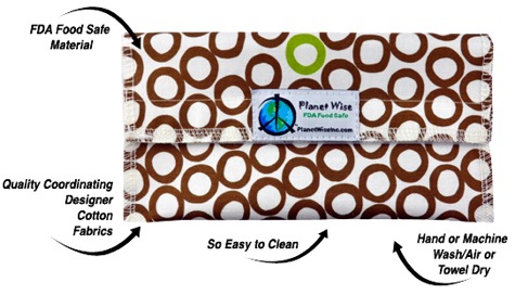 Planet Wise Reusable Snack Bag
