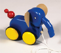 Wooden Pull Along Elephant Friend