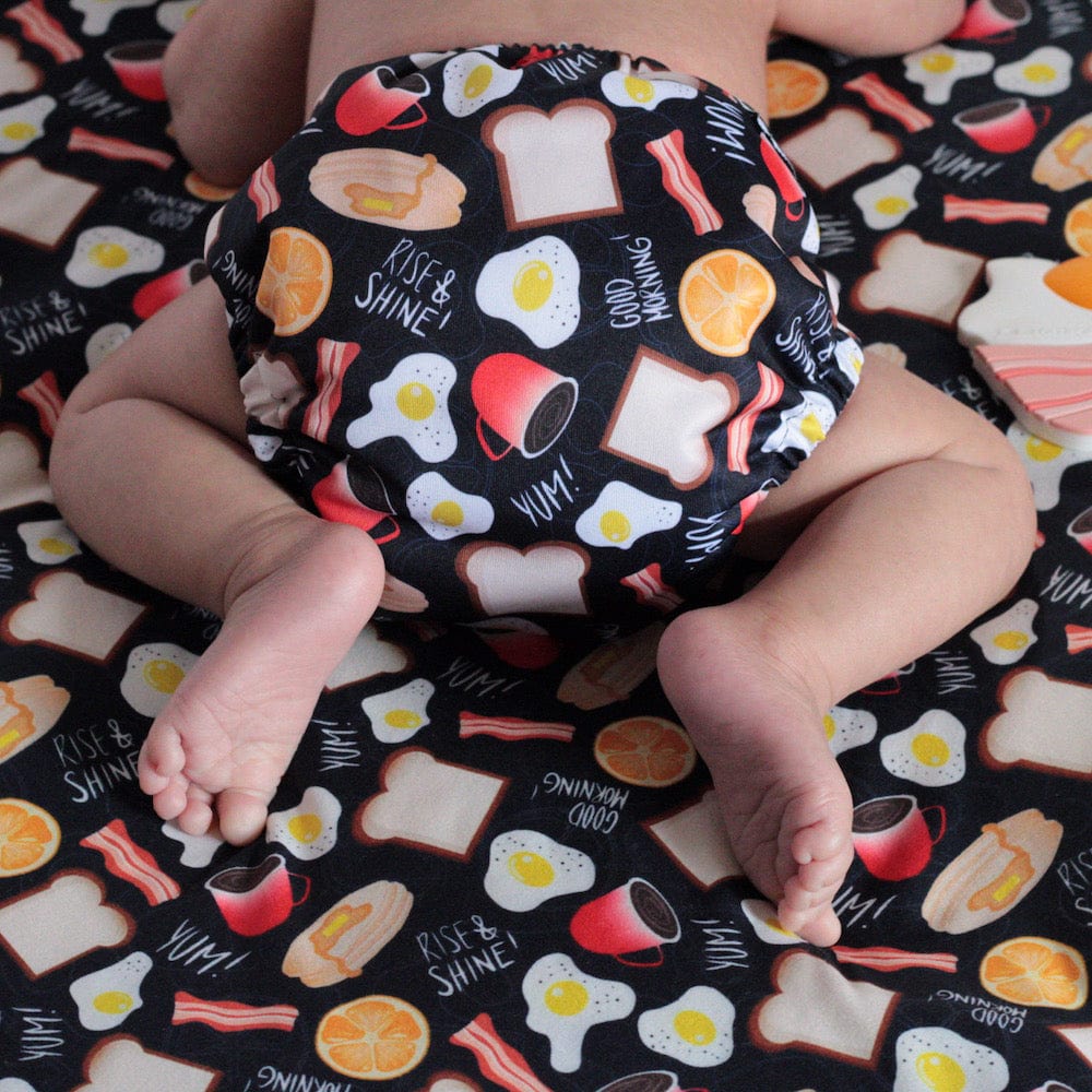 Imagine Baby Stay Dry Microfiber Hook & Loop All-In-One Diaper
