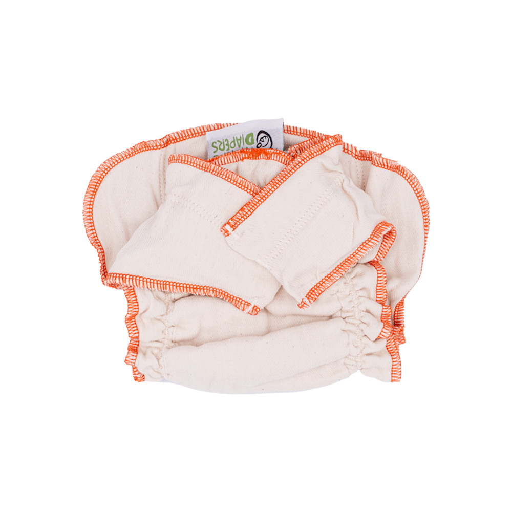 Nicki's Diapers Snapless Organic Cotton Fitted Cloth Diaper