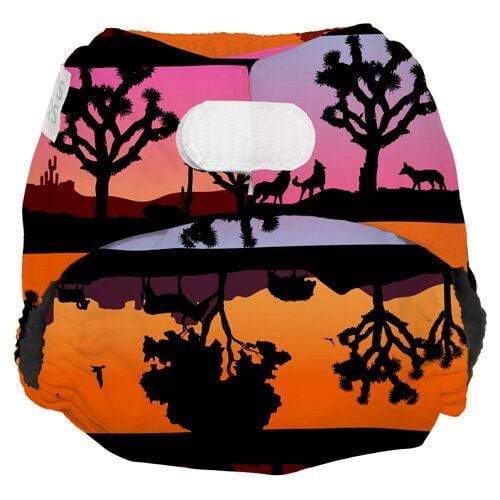 Nicki's Diapers Ultimate Hook & Loop All-In-One Diaper Desert Twilight / One Size