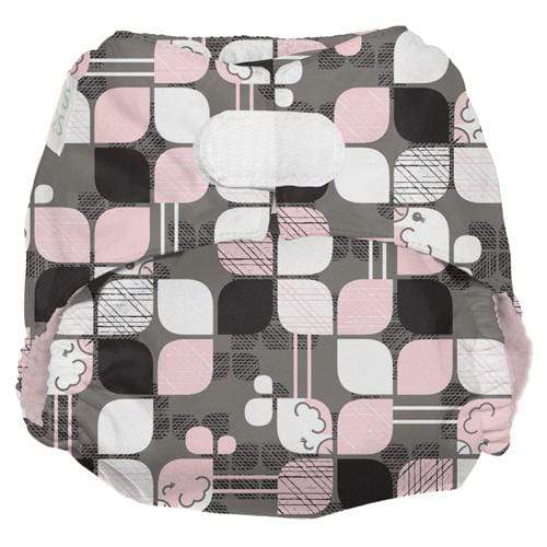 Nicki's Diapers Ultimate Hook & Loop All-In-One Diaper Hip Chick / One Size