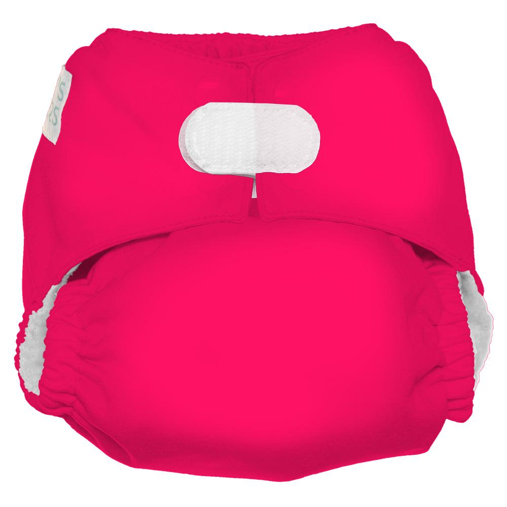 Nicki's Diapers Ultimate Hook & Loop All-In-One Diaper Poppin Pink / One Size