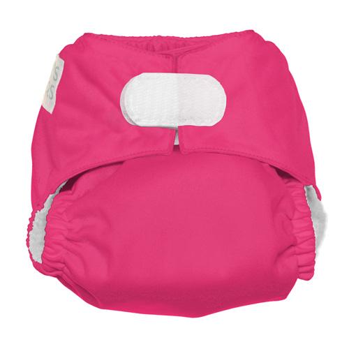 Nicki's Diapers Ultimate Hook & Loop All-In-One Diaper Strawberry Fizz / Newborn