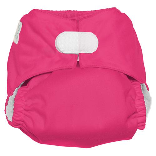 Nicki's Diapers Ultimate Hook & Loop All-In-One Diaper Strawberry Fizz / One Size