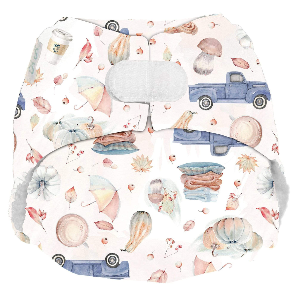 Nicki's Diapers Ultimate Hook & Loop All-In-One Diaper Sweater Weather / Newborn