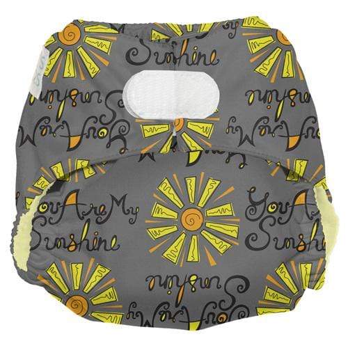 Nicki's Diapers Ultimate Hook & Loop All-In-One Diaper You Are My Sunshine / One Size
