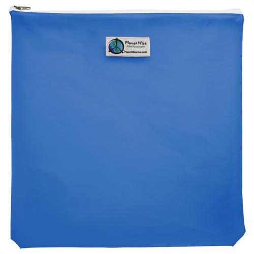 Planet Wise Tinted Zipper Gallon Bag Blue / Gallon